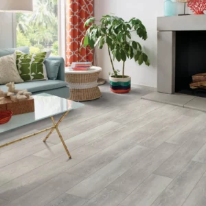 luxury vinyl plank flooring in living room | Carpet Warehouse