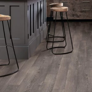 Luxury vinyl plank flooring in dining area | Carpet Warehouse