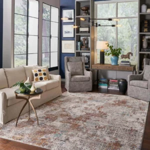 Area rug in living room | Carpet Warehouse