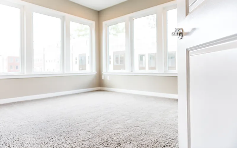 New Carpet in Empty Room | Carpet Warehouse
